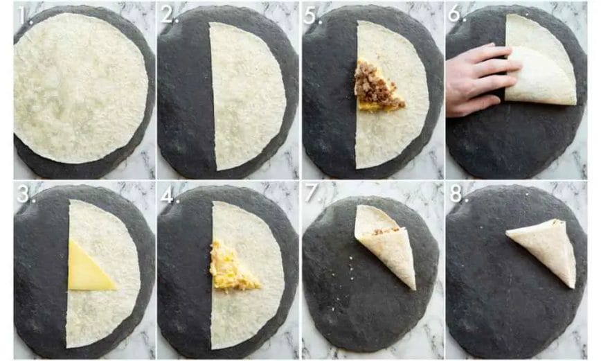 tortilla pocket fold